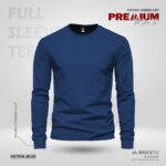 FULL SLEEVE TEE’S – PETROL BLUE