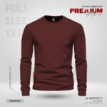 FULL SLEEVE TEE’S – MAROON