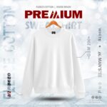 PREMIUM SWEATSHIRT - WHITE