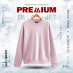 PREMIUM SWEATSHIRT - BABY PINK