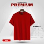 HALF SLEEVE TEE'S - RED