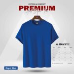 HALF SLEEVE TEE'S - ROYAL BLUE