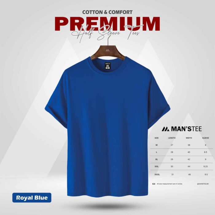 HALF SLEEVE COMBO - (MAROON, LAVENDER, ROYAL BLUE, BOTTLE GREEN) - Image 5