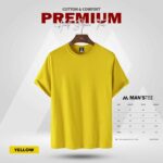 HALF SLEEVE TEE'S - YELLOW