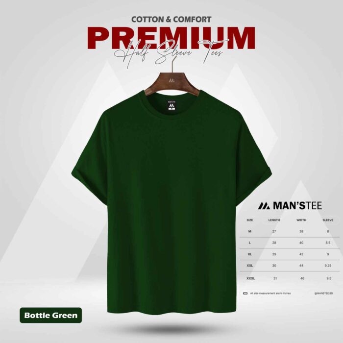 HALF SLEEVE COMBO - (BLACK, GREEN, RED, NAVY) - Image 4