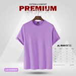 HALF SLEEVE TEE'S - LAVENDER