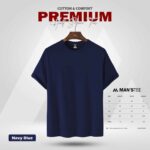 HALF SLEEVE TEE'S - NAVY BLUE