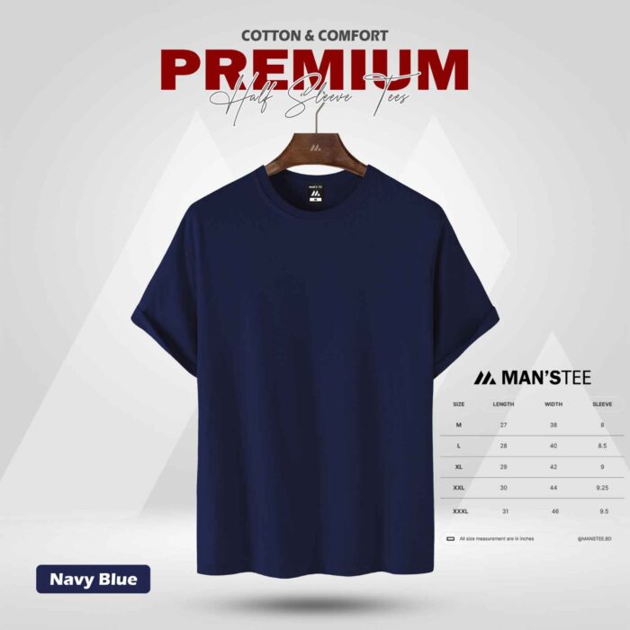 HALF SLEEVE COMBO - (CREAM, NAVY BLUE, BABY PINK) - Image 4