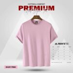 HALF SLEEVE TEE'S - BABY PINK