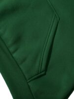 PREMIUM SOLID HOODIE - BOTTLE GREEN - Image 5