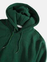 PREMIUM SOLID HOODIE - BOTTLE GREEN - Image 3