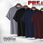 HALF SLEEVE COMBO - (CHARCOAL, BLACK, NAVY, MAROON)