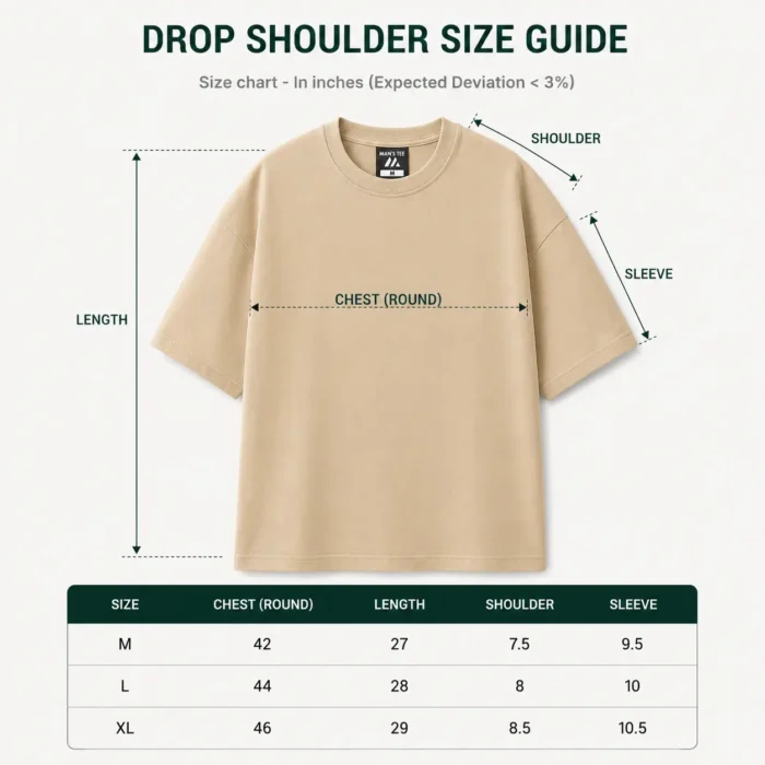 Drop Shoulder T-Shirt - Maroon - Image 5