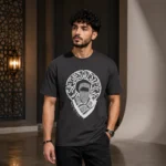 Premium Charcoal Islamic Graphic Half Sleeve T-shirt