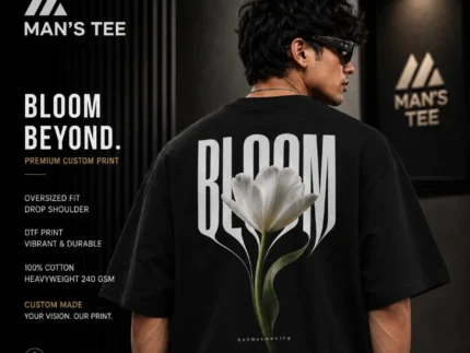 Bloom Beyond Oversized Drop Shoulder T-Shirt