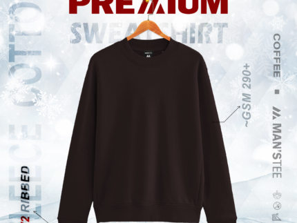 PREMIUM SWEATSHIRT - COFFEE