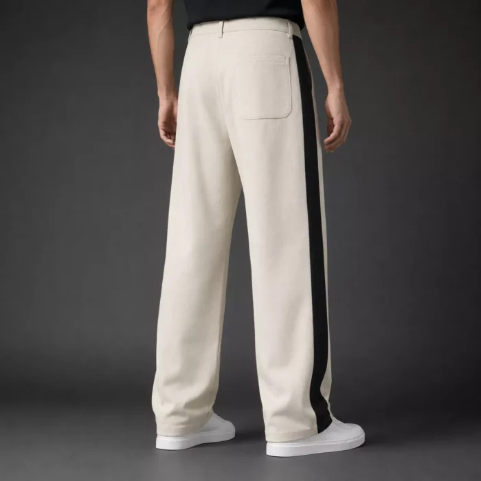 Premium Micro-Rib Side Stripe Baggy Trouser - Image 6