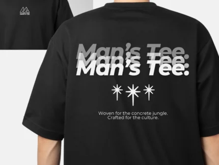MAN’S TEE 3 Shades Oversized Drop Shoulder T-Shirt