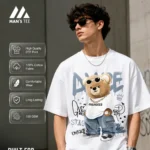 Street Bear Oversized Drop Shoulder T-Shirt