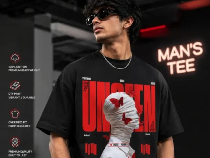 Unseen Oversized Drop Shoulder T-Shirt