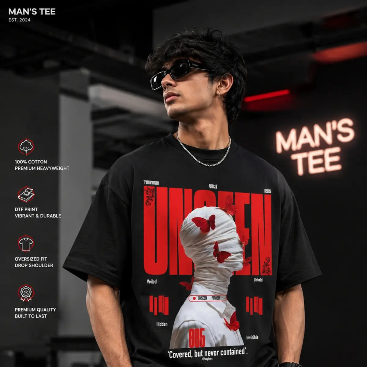 Customize Drop Shoulder Tshirt
