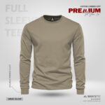 FULL SLEEVE TEES - GRAY OLIVE