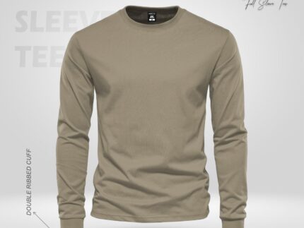 FULL SLEEVE TEES - GRAY OLIVE