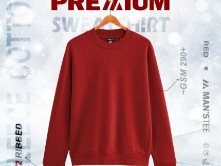 PREMIUM SWEATSHIRT - RED