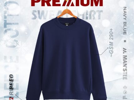 PREMIUM SWEATSHIRT - NAVY BLUE