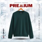 PREMIUM SWEATSHIRT - BOTTLE GREEN