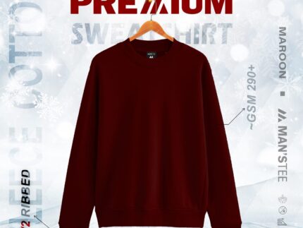 PREMIUM SWEATSHIRT - MAROON