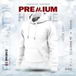 PREMIUM SOLID HOODIE - WHITE