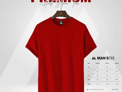 HALF SLEEVE TEE'S - RED