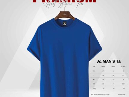 HALF SLEEVE TEE'S - ROYAL BLUE