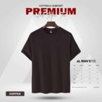 MAN'S TEE premium half sleeve combo pack with 45+ solid color T-shirts