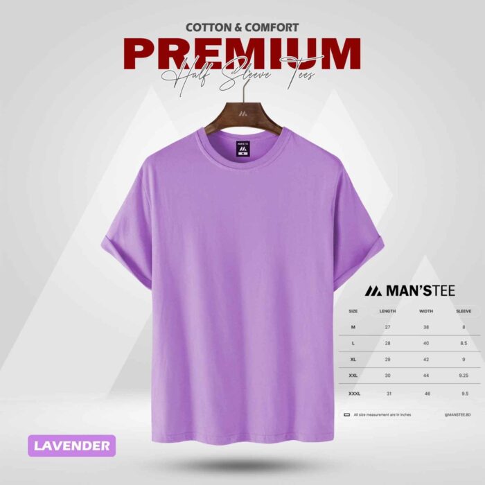 HALF SLEEVE COMBO - (CHARCOAL, MAROON, LAVENDER, ASH) - Image 5