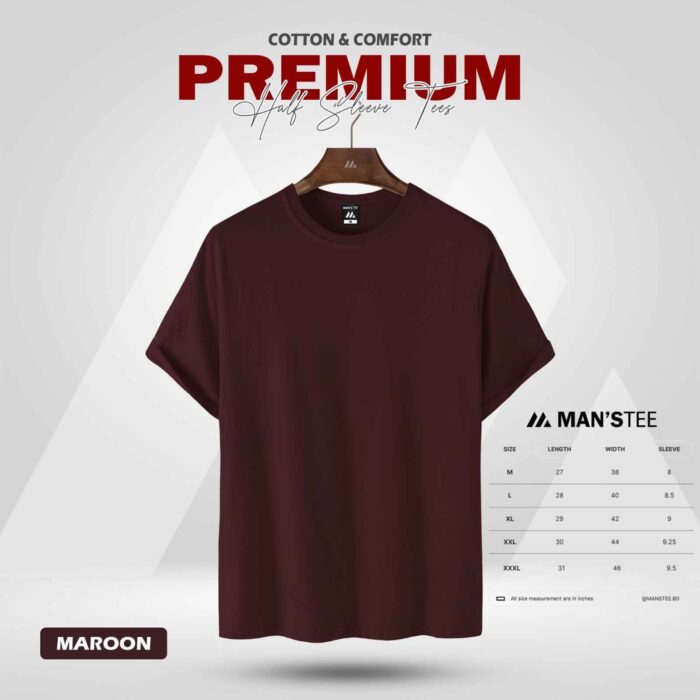 HALF SLEEVE COMBO - (CHARCOAL, MAROON, LAVENDER, ASH) - Image 4