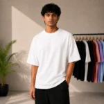 Drop Shoulder T-Shirt - White