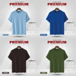 HALF SLEEVE COMBO - (SKY BLUE, ROYAL BLUE, COFFEE, OLIVE)
