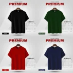 HALF SLEEVE COMBO - (BLACK, GREEN, RED, NAVY)